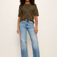 Diamond Stitch Sweater Tee