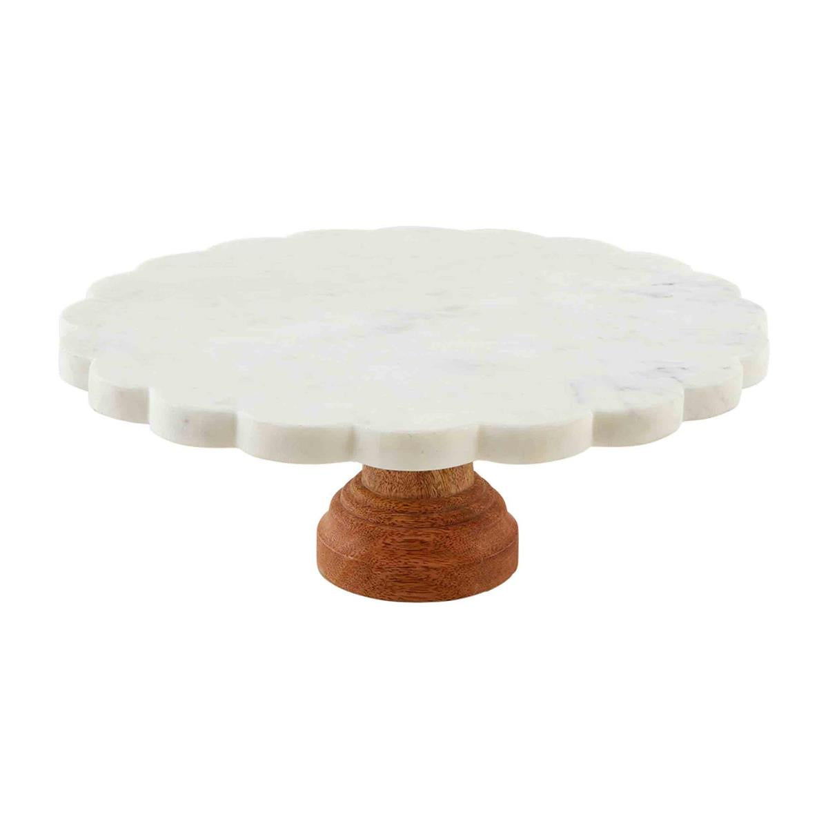 Mud Pie Scalloped Cake Stand.