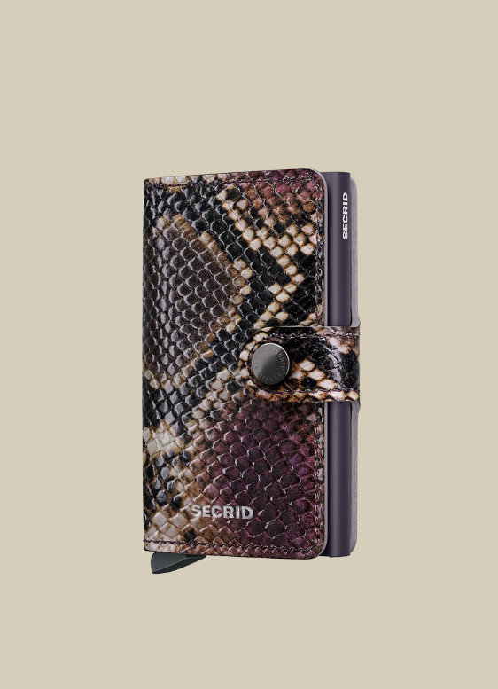 Miniwallet Serpent-Purple