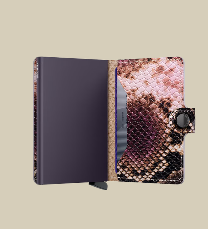 Miniwallet Serpent-Purple