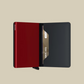 Slimwallet Matte - Black & Red