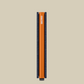 Slimwallet Matte-Nightblue & Orange