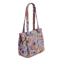 Vera Bradley Multi-Compartment Shoulder Bag in Provence Paisley pattern.