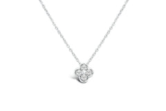 Stia Jewelry - Itty Bitty Pretties - CZ Clover Necklace