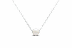 Stia Jewelry - Itty Bitty Pretties - Slider Pearl (7-8mm) Necklace