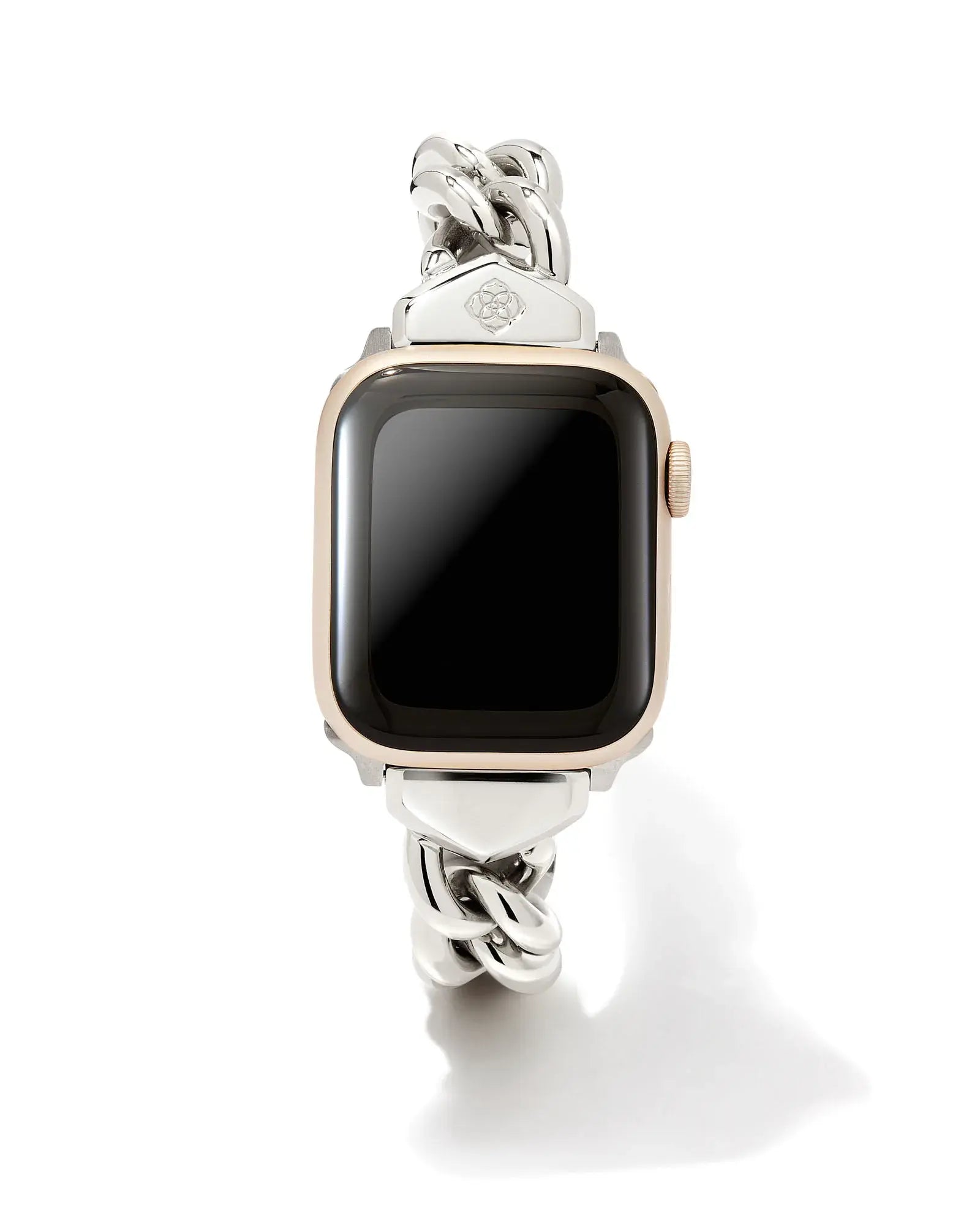 Whitley Apple Watch Band Silver Front View