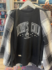 Always Cold Crew - black - Simply Southern 