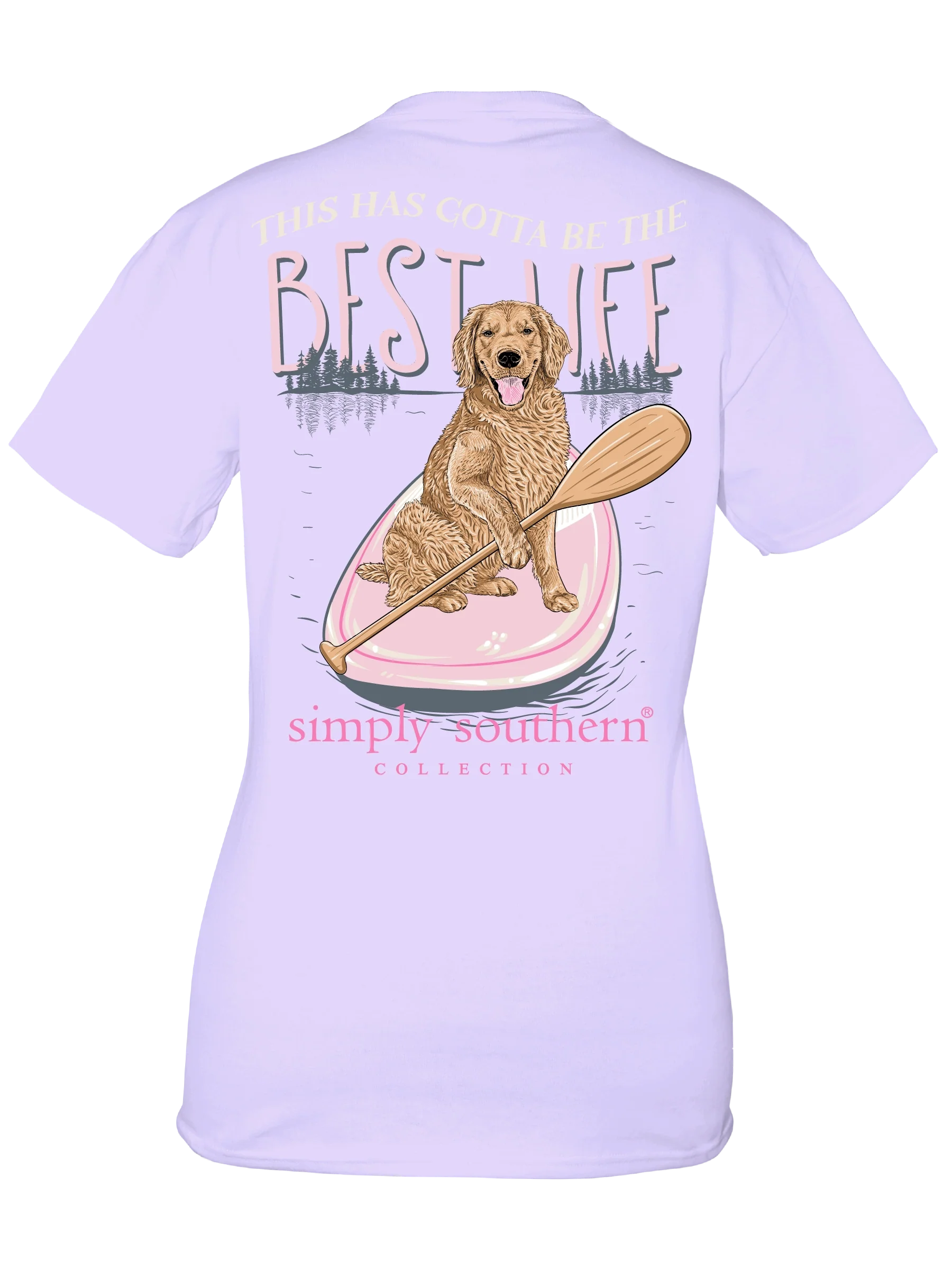 Simply Southern Best Life Short Sleeve Tee - Purple