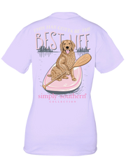 Simply Southern Best Life Short Sleeve Tee - Purple