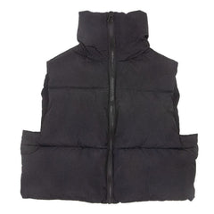 Women's Puffy Vest in the color Black from Simply Southern.