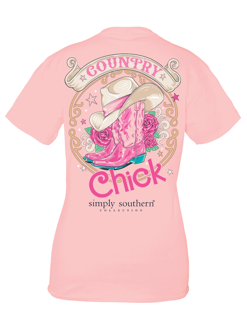 Simply Southern Country Chick Short Sleeve Tee.