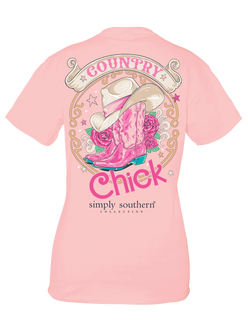 Simply Southern Country Chick Short Sleeve Tee.