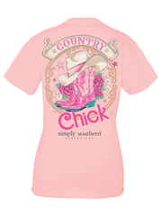 Simply Southern Country Chick Short Sleeve Tee.