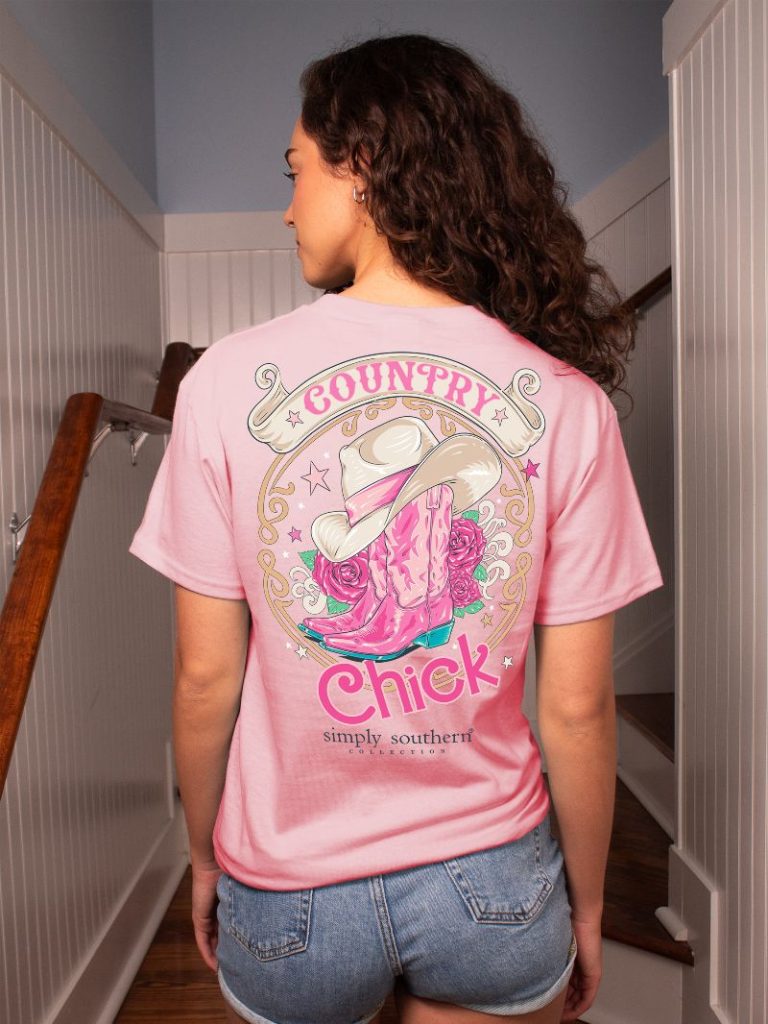 Simply Southern Country Chick Short Sleeve Tee.