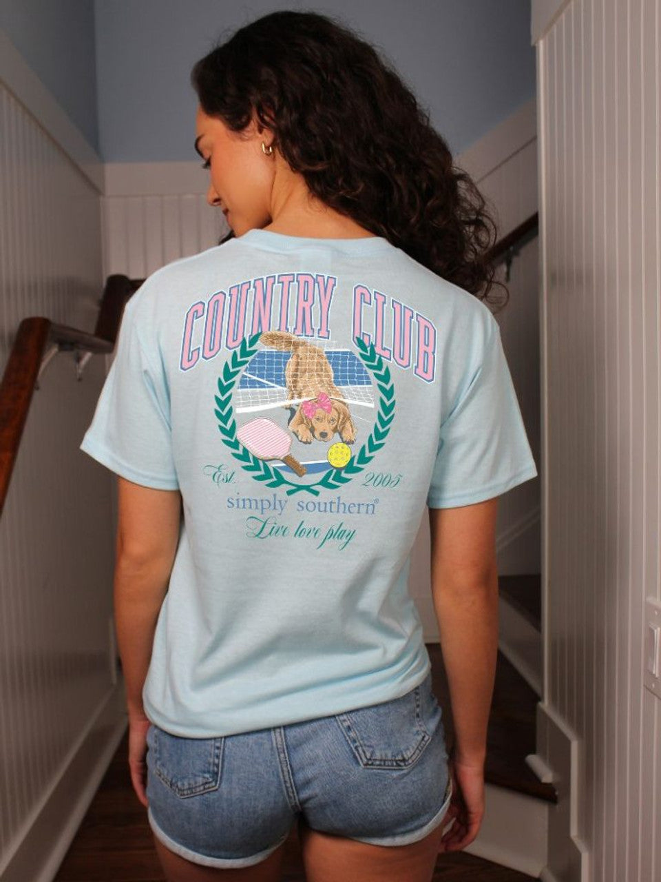 Simply Southern Country Club Short Sleeve Tee