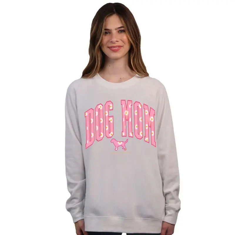 The Dog Mom Crewneck pullover from Simply Southern.