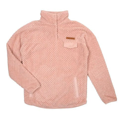 A new 2023 Simply Southern pullover for women in color pink.