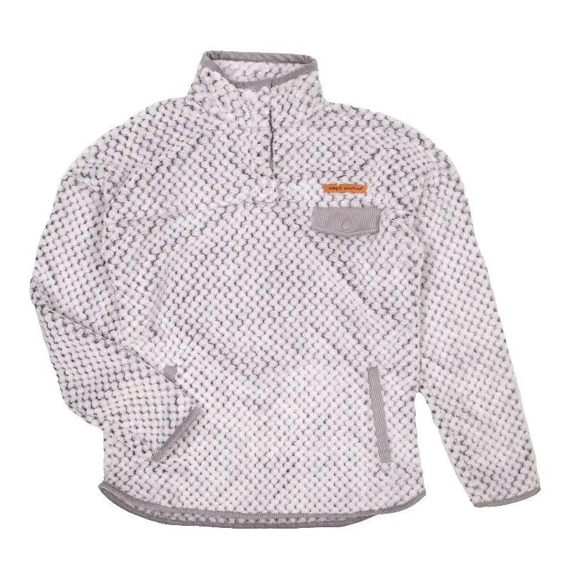 A new 2023 Simply Southern pullover for women in color frost.