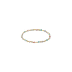 Enewton Gemstone Gold Sincerity Pattern 3mm Bead Bracelet - Hot Mess