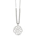 Skribbel Silver Band Necklace Front View