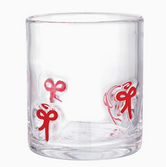 Dof Icon Glass - Red Bow