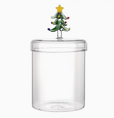 Figurine Glass Jar