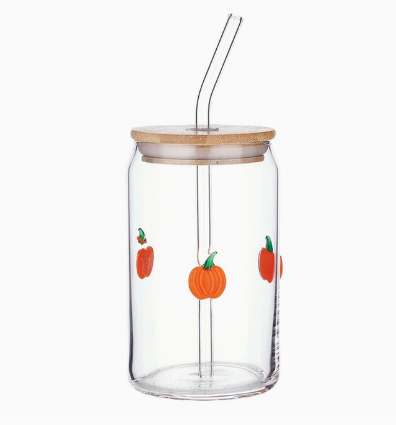 Icon Glass Tumbler - Pumpkin
