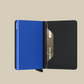 Slimwallet Matte-Black & Blue