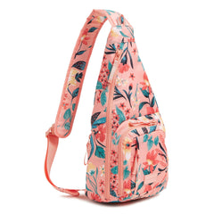 Sling Backpack : Paradise Bright Coral - Vera Bradley - Image 2