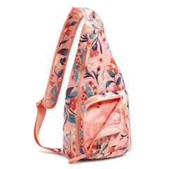 Sling Backpack : Paradise Bright Coral - Vera Bradley - Image 3