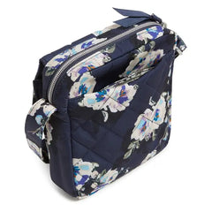 Small Crossbody Blooms and Branches Navy Close Up