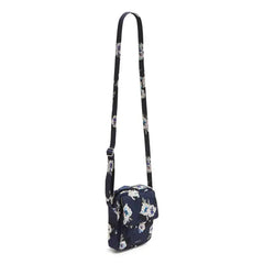 Small Crossbody Blooms and Branches Navy Full View