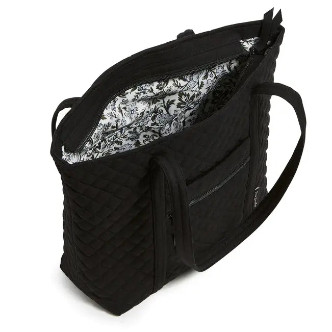 Small Vera Tote Black Interior View