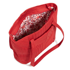 Small Vera Tote - Halo Quilt Cardinal Red