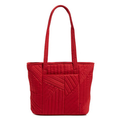 Small Vera Tote - Halo Quilt Cardinal Red