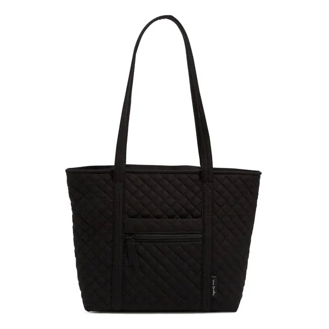 Small Vera Tote Black Front View