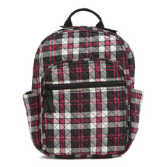 Small Backpack Fireplace Plaid