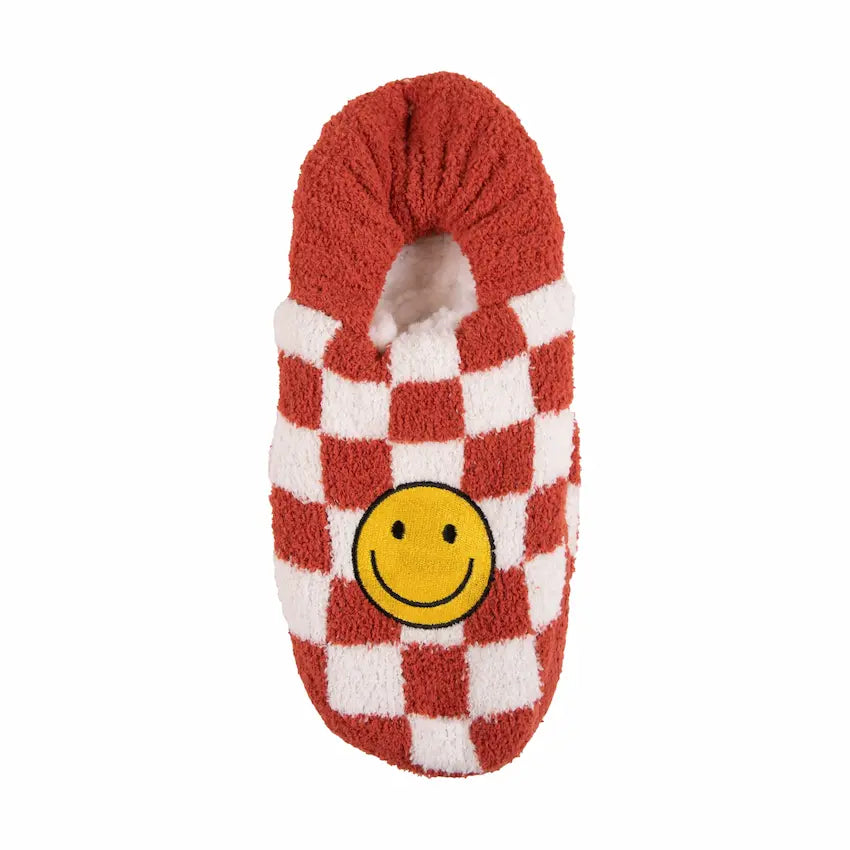 Simply Southern Slipper Sock - Smiley Face
