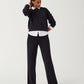 Spanx Airessentials Wide Leg Pant | Very Black