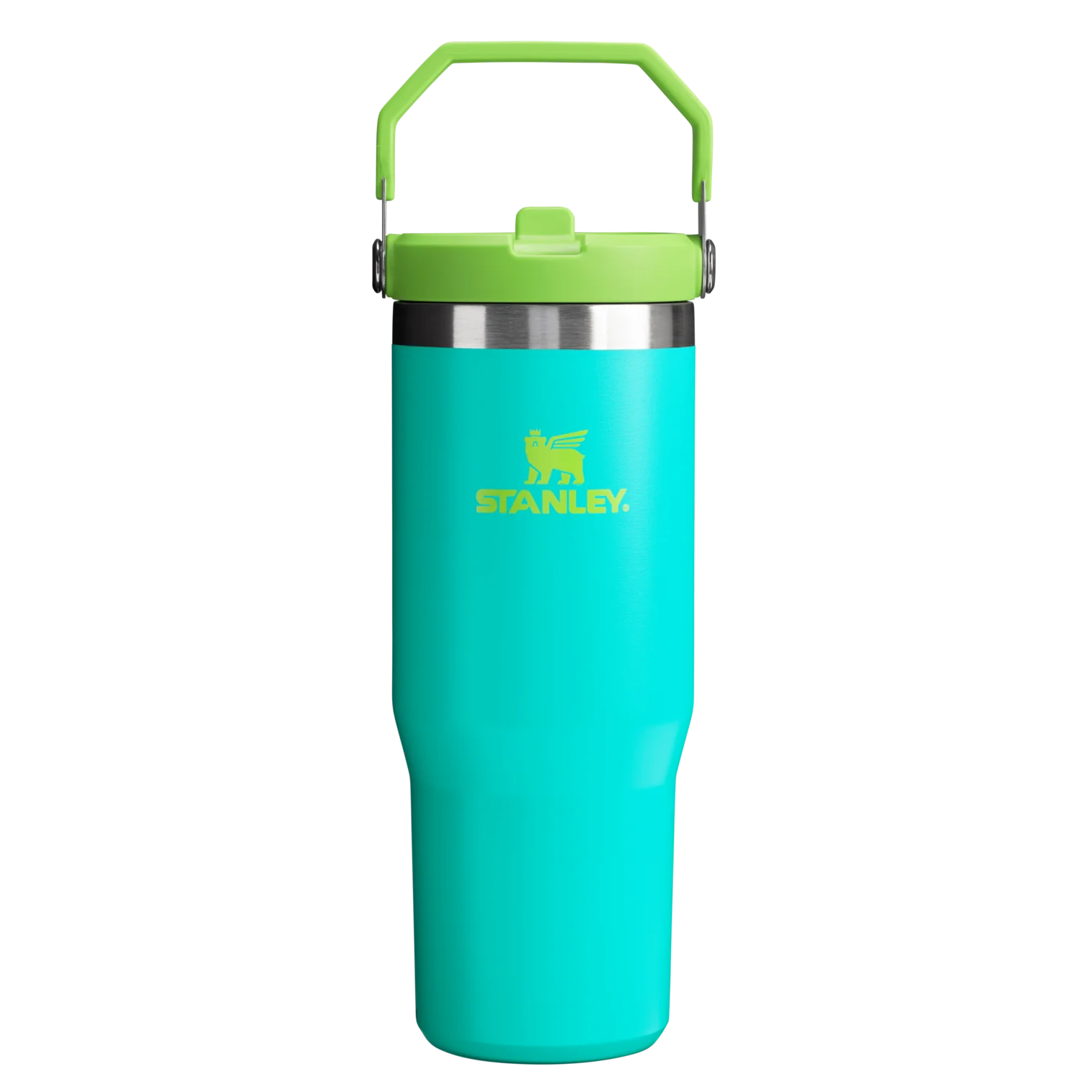 The IceFlow™ Flip Straw Tumbler 30 oz in Tropical Teal.