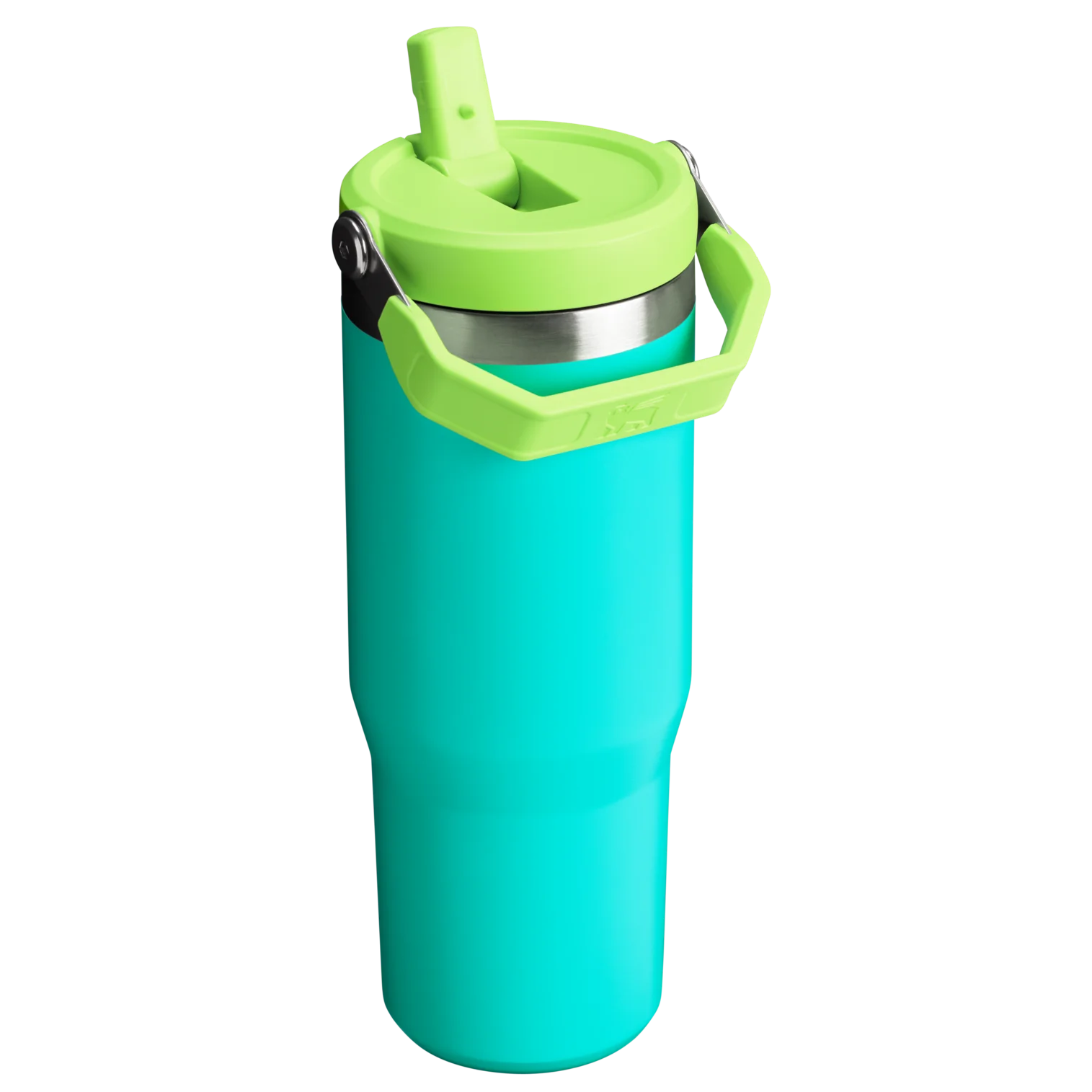 The IceFlow™ Flip Straw Tumbler 30 oz in Tropical Teal.