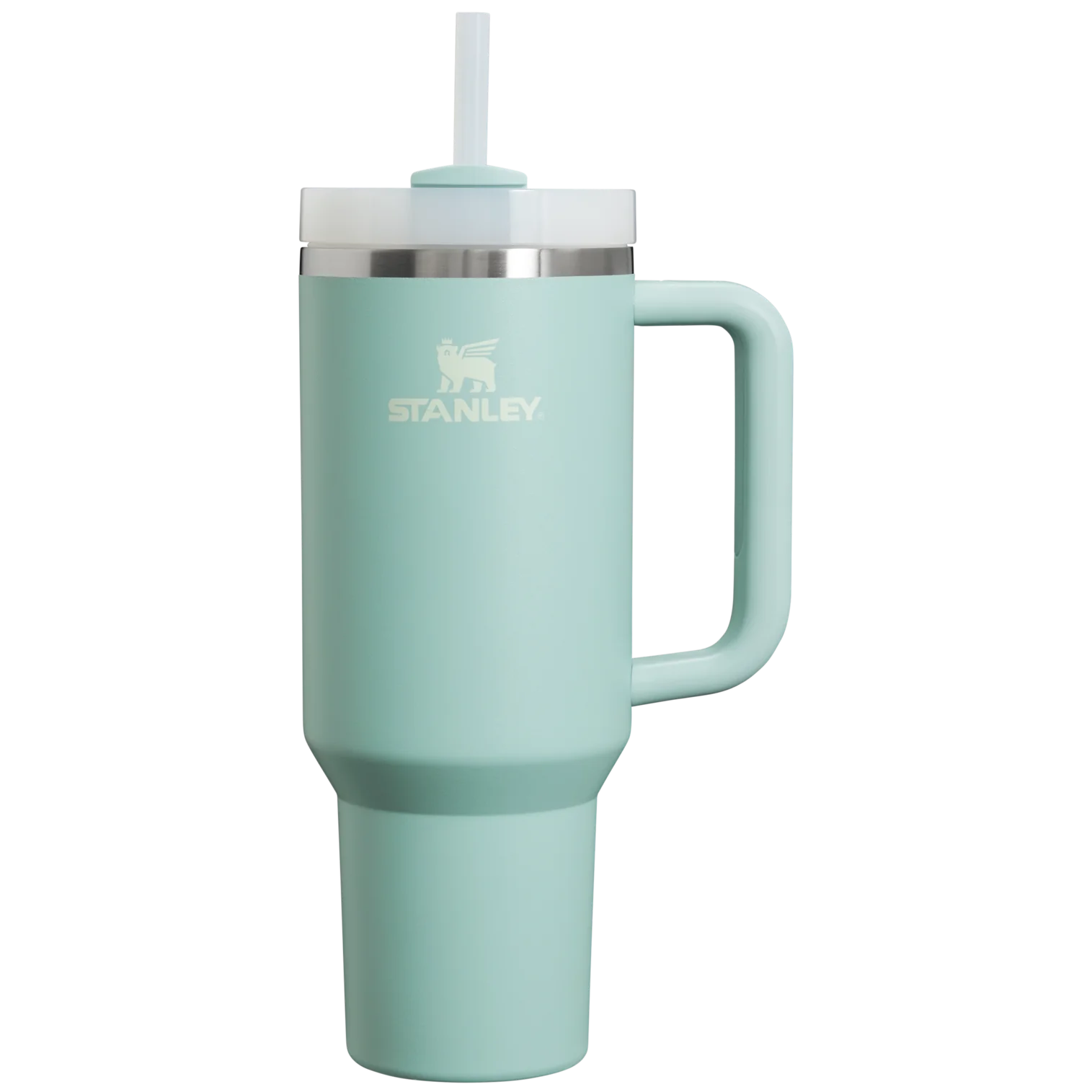 The Quencher H2.O FlowState™ Tumbler 40 oz in the color Seafoam.