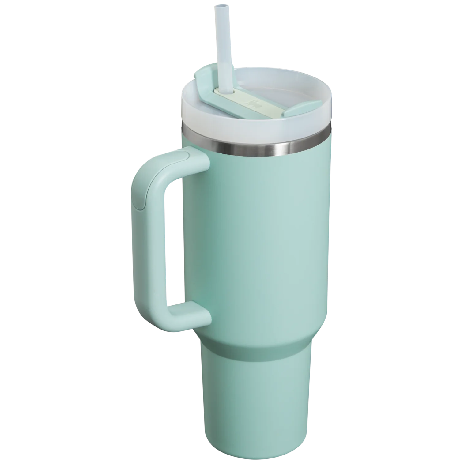 The Quencher H2.O FlowState™ Tumbler 40 oz in the color Seafoam.