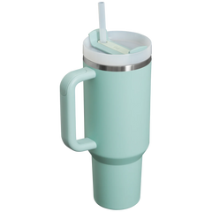 The Quencher H2.O FlowState™ Tumbler 40 oz in the color Seafoam.