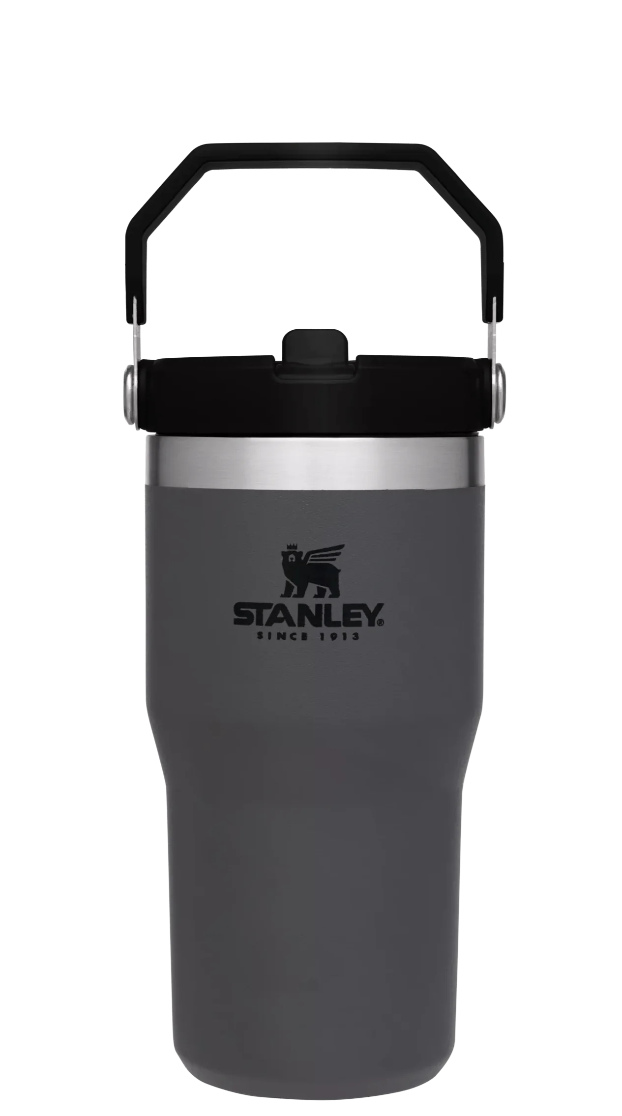 Charcoal - Stanley The IceFlow™ Flip Straw Tumbler 20 oz