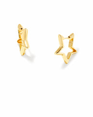 Star Huggie Earrings in Gold from Kendra Scott