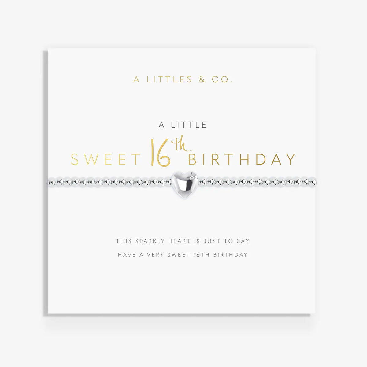 A Little Sweet 16th Bracelet Card View