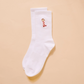 Embroidered Crew Socks
