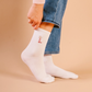 Embroidered Crew Socks
