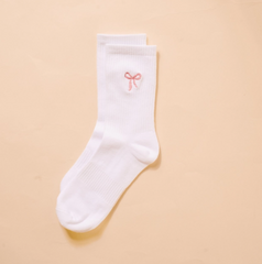 Embroidered Crew Socks